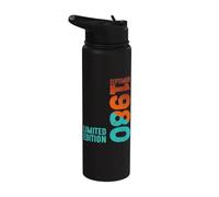 Septiembre 1980 Año 1980 Retro 1980 Vintage 1980 Desde 1980 Stainless Steel Insulated Water Bottle