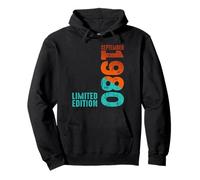 Septiembre 1980 Año 1980 Retro 1980 Vintage 1980 Desde 1980 Sudadera con Capucha