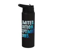Septiembre 1985 Año 1985 Retro 1985 Vintage Edición Limitada Stainless Steel Insulated Water Bottle