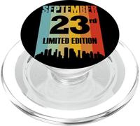 Septiembre 23 Edición Limitada Retro Vintage Cumpleaños PopSockets PopGrip para MagSafe