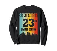 Septiembre 23 Edición Limitada Retro Vintage Cumpleaños Sudadera