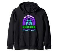 Septiembre Mes Nacional de Concientización de Prevención del Suicidio Sudadera con Capucha