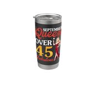 Septiembre Queen 1972 Más de 46 Años Y Fabuloso Cumpleaños Vaso térmico de acero inoxidable de doble pared