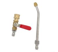 Septoolshop Boquilla de acero inoxidable de alta presión con conexión rápida de 1/4 pulgadas, 2320 psi máximo, 5 puntas de pulverización compatibles con modelos Karcher/Bosch/Nilfisk para entrada