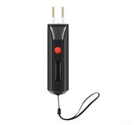 Septoolshop Herramienta de soldadura de plástico portátil inalámbrica alimentada por batería para parachoques automático Crack Fix PP ABS PVC Nylon Incluye 400 pernos (negro)