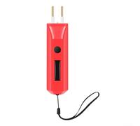 Septoolshop Herramienta de soldadura de plástico portátil inalámbrica alimentada por batería para parachoques automático Crack Fix PP ABS PVC Nylon Incluye 400 pernos (rojo)
