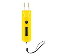 Septoolshop Herramienta de soldadura de plástico portátil inalámbrica con batería para parachoques automático Crack Fix PP ABS PVC Nylon Incluye 400 pernos (amarillo)