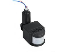 Septoolshop Interruptor automático de sensor de movimiento infrarrojo Tecnología dual Rango de detección de 120 grados para lámparas de bombilla Montaje en pared(3)
