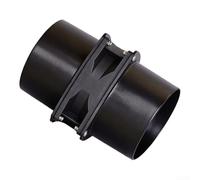 Septoolshop Ventilador de escape de cocina USB de velocidad ajustable potente extractor de humos de ventilación compatible con conductos de 8 cm, instalación compacta para baño área de cocción (B)