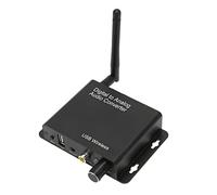 Septpenta Convertidor de Sonido Digital a Analógico, Potente Chip Bluetooth 5.0 con Disco U Coaxial Óptico 3.5, Carcasa de Metal Resistente, DC5V2A Adecuado para Cine en Casa