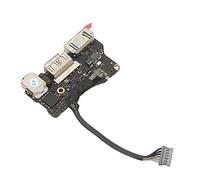 Septpenta DC in Jack IO Board para OS Laptop A1466 Power Board, para MD761 2013 a 2015 Power Board USB Sound Card Board, PCB Material Resistente Al Desgaste y Duradero, USB IO Board Replacement