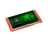 Septpenta Pantalla Hmi de 5,0 Pulgadas, Pantalla Táctil LCD Tft de 5 Pulgadas, Función Rtc Capacitiva, Resolución de 800X480 Compatible con Reproducción de Video y Audio Adecuada para Automóviles