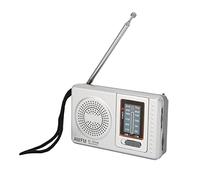 Septpenta Radio Portátil, Radio FM Am en Tiempo Real Transistor de Noticias, Altavoz Grande Integrado de 0,5 W, Chip DSP, Conector para Auriculares, Batería 2AA (Sin) para El Trabajo de Viaje