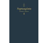 Septuaginta: A Reader's Edition, Hardcover (2 Vols): Two-Volume Set