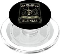 Sepulturero Trabajador del Cementerio cavando tumbas Equipo del Cementerio PopSockets PopGrip para MagSafe