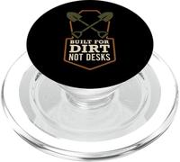 Sepulturero Trabajador del Cementerio cavando tumbas Equipo del Cementerio PopSockets PopGrip para MagSafe