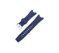 SEQLTWFC Accesorios for relojes: Correa de goma for hombre, compatible con GST Heart Of Steel B100 GST-S110/W300/410, correa de acero inoxidable for mujer.(Black Green)