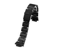 SEQLTWFC Compatible con correa Casio G-SHOCK GA-2100 DW5600 DW-6900 GW-M5610/B5600 Correa de reloj de acero plástico negro for hombre Pulsera deportiva de repuesto(Noir)
