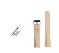 SEQLTWFC Compatible con Rolex Omega X Swatch Joint MoonSwatch Constellation Correa de reloj de goma Deportes impermeables Correa de reloj Curvedor de 20 mm BANDA suave(Khaki black clasp)