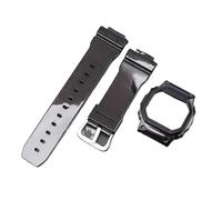 SEQLTWFC Correa de caja modificada compatible con Casio G-Shock DW-5600/5000/5030 GW-M5610 G-5600 GLX-5600 Reemplazar accesorios de correa de reloj de silicona de resina(Noir,5600)
