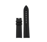 SEQLTWFC Correa de cuero compatible con Breitling AVENGER SB0147/A17328 de 22 mm, correa de lona suave con grano negro, verde, azul y amarillo.(Black-nobuckle)