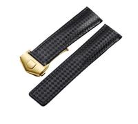 SEQLTWFC Correa de reloj de cuero genuino de 19 mm 20 mm 22 mm compatible con Tag Heuer Carrera Monaco F1 Correa de reloj roja para hombre plegable, 22mm