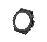 SEQLTWFC Correa de reloj de nailon elástico compatible con Casio Farmhouse Oak GA-2100/2110 GM-2100, correa magnética, accesorios de pulsera.(Single case-black,GA2100 GA2110)