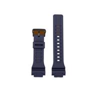 SEQLTWFC Correa de silicona de 6 colores compatible con Casio WS-1400, WS-1600, WS-1500 y WS-1700, correa deportiva de silicona de resina, impermeable y transpirable.(Navy blue)