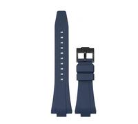 SEQLTWFC Correa de silicona de caucho de 11 mm y 12 mm compatible con Tissot PRX Series Super Player T137.407/T137.410 correa de reloj de liberación rápida for hombres y mujeres(Royal blue002,12mm)