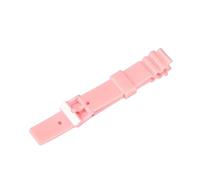 SEQLTWFC Correa de silicona de resina Compatible con Casio LRW-200H pulsera de goma convexa deportiva for reloj de mujer, color negro, blanco y rosa brillante, 14mm(Pink)