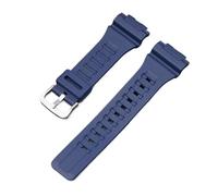 SEQLTWFC Correa de silicona deportiva compatible con Casio G-Shock AQ-S810 AE-1200 AEQ-110 MCW-200H W-216H Pulsera de repuesto for reloj de goma de resina for hombre(Royal blue)