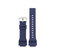 SEQLTWFC Correas AE-1400 compatibles con Casio MCW-200H/AE1500WH, correa deportiva de silicona y resina, correa de reloj de PU resistente al agua de 20 mm, accesorios(Blue-Silver,AE-1400 AE1500 18mm)