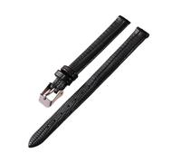 SEQLTWFC Correas De Reloj De Cuero Suave, Correa De Reloj De Cuero Fino, Pulseras Universales For Hombres Y Mujeres, Pulsera Deportiva De 8 Mm, 10 Mm, 12 Mm Y 14 Mm.(Noir,8mm)