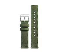 SEQLTWFC Correas De Reloj De Lona De Liberación Rápida, De Nailon, De 18 Mm, 19 Mm, 20 Mm Y 22 Mm, Con Hebilla Cepillada, Compatibles Con Accesorios De Smartwatch.(Green 1,18mm)