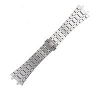 SEQLTWFC Pulsera de acero inoxidable 316L compatible con AP 15400 Audemars Piguet Royal Oak GA2100 2110, correa de reloj for hombre de 26 mm.