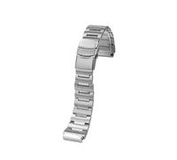 SEQLTWFC Pulsera de acero inoxidable compatible con SEIKO n.° 5 Precision Steel Watchband Red Toothed Water Ghost Monster SRPH75K1 SKX781(Silver)