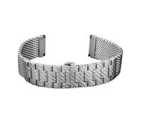 SEQLTWFC Pulsera de acero inoxidable de malla milanesa de alta gama compatible con Citizen JY8078 JY8037 JY8031, correa de reloj de lujo for hombre, 22 mm y 23 mm.(23mm)