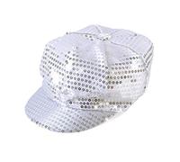 Lentejuelas Tapa 70’S Estilo Plata Festival Rave Accesorios Disfraces Carnaval