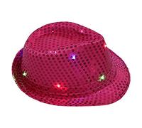 Sequin Bowler Hat for Women Men Western Jazz Dance Hat Fancy Dress Disco Hip-Hop Shiny Cap Unisex Cowboy Fedora Hat for Performances New Years Eve Outfit