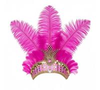Sequin Feather Headpiece Fascinator for Women Ladies Yellow Green Purple 20s Artificial Flower Headwear Womens Headdress Hair Clip for Masquerade Cocktail Carnival Prom Tea Party