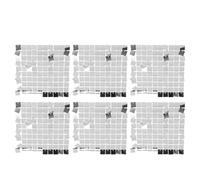 Sequin Wall Panels | 6PCS Glitter Backdrop for Photography & Party Decor | PVC Shiny Wall Decor for Engagement/Birthday/Anniversary | Reusable Sparkling Wall Backdrop (Silver)