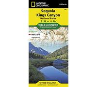 National Geographic – Sequoia/Kings Canyon National Park (Trails Illustrated 205) – Mapa