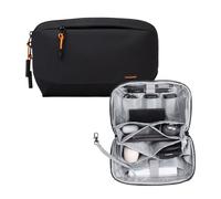 Sequpr Bolsa para Organizar Cables Viaje, Bolsa Organizadora de Accesorios Electrónicos, Tech Pouch, Bolsa Organizador para Cargador, Powerbank, Disco Duro, Tarjetas SD, Gadgets