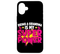 Ser Abuela es mi súper Poder Abuela bromea Abuelita Carcasa para iPhone 16 Plus