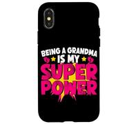 Ser Abuela es mi súper Poder Abuela bromea Abuelita Carcasa para iPhone X/XS