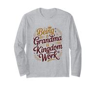 Ser Abuela es Reino Trabajo Abuela Familia Cristiano Manga Larga