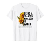 Ser Abuela es Trabajo del Reino Cristiano Jesús Día de la Madre Camiseta