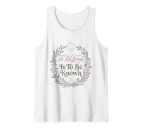 Ser Amado es ser Conocido, Cita de Amor Retro Vintage 11 Camiseta sin Mangas