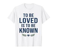 Ser Amado es ser Conocido Retro Vintage Cita de Amor 10 Camiseta