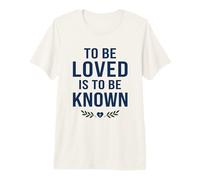Ser Amado es ser Conocido Retro Vintage Cita de Amor 10 Camiseta Premium
